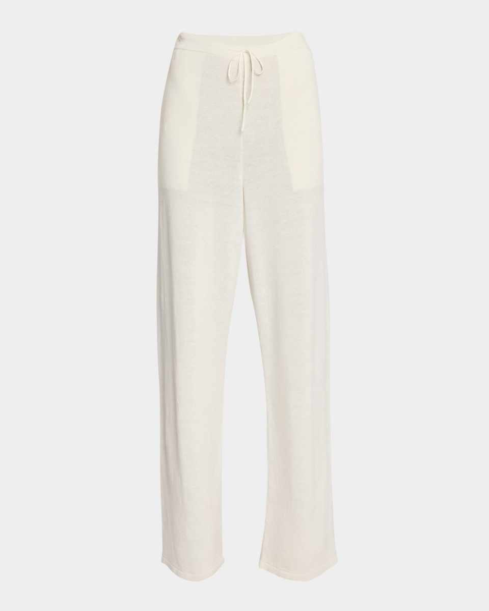 Jory Linen Straight-Leg Drawstring Pants